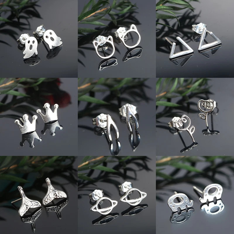 Simple Small Earrings Multi Style Daily Basic All-match Niche Temperament Jewelry For Women Personality Delicate Accessories
