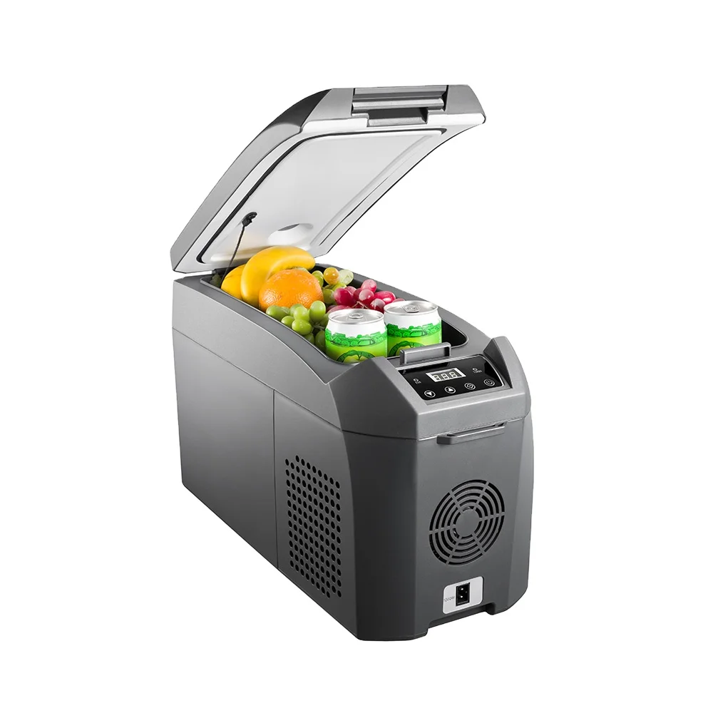 DC-15F DC 12V Car Refrigerator DC Compressor 14L Portable Mini Freezer for Outdoor Camping