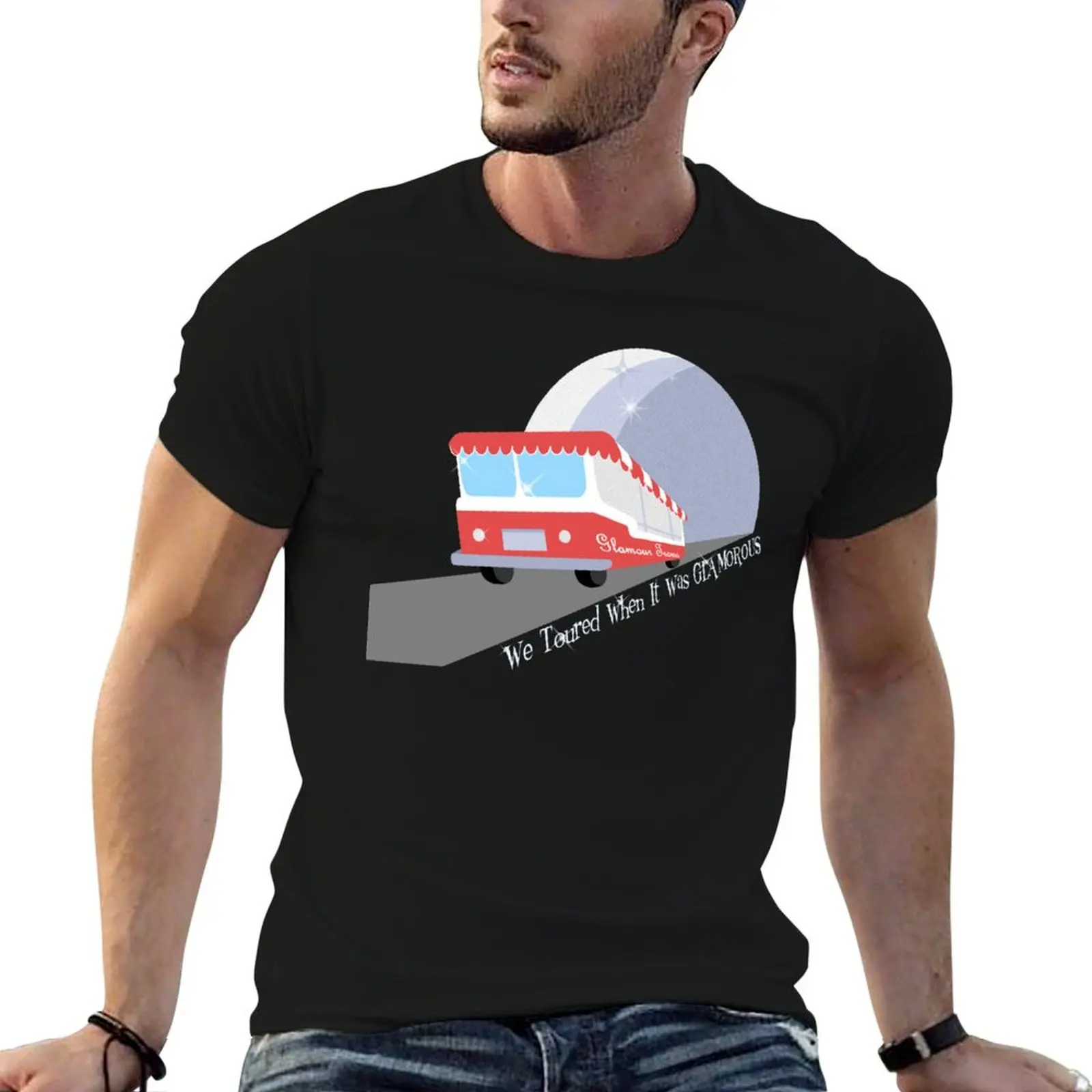 

USH Tour Guide Glamor T-Shirt cotton tshirt 100% t shirt custom print T-Shirt