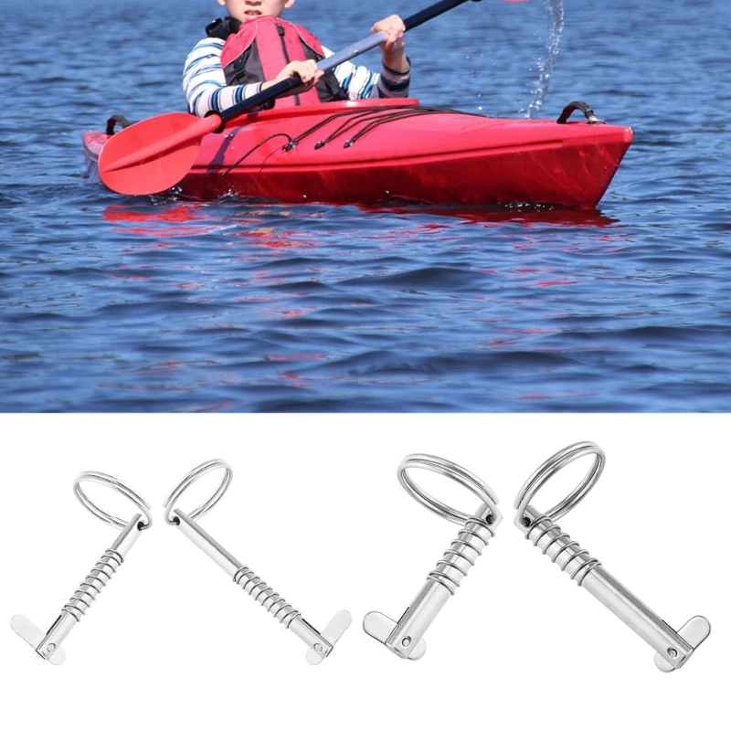 

Quick Release Cotter Pin Quick Release Pin 316 Stainless Steel Bimini Top Pin Marine with Pull Rings Boat Parts Hardware