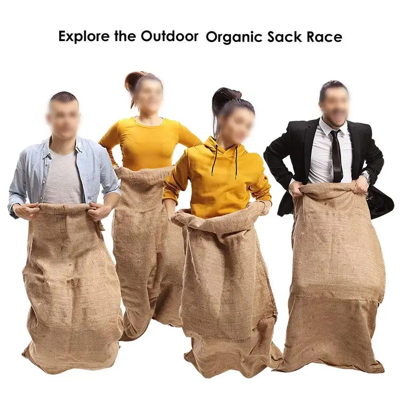 Outdoor Games Jumping Bag Kids Adult Family Jumping Race Supplies Sack Fun Speelgoed School Sports Training Activity Jumping Bag