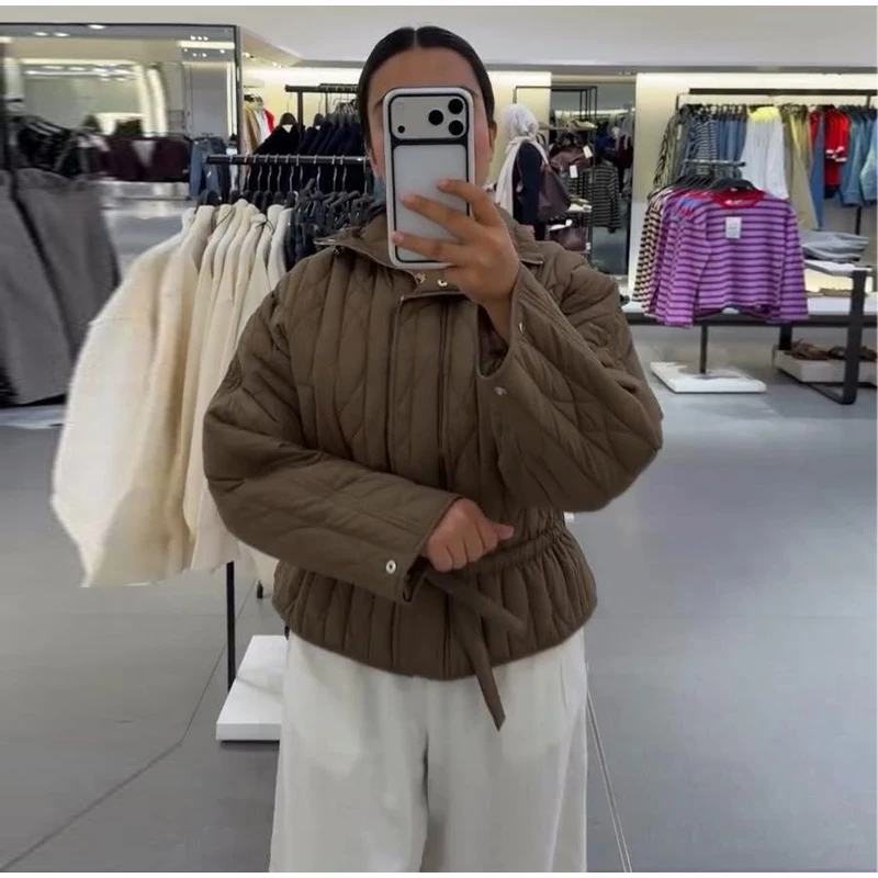 Upgraded Thick Wrap Front Tie Padded Jacket Kimono Style Collar Long Sleeve Loose Warm Daily Women Coat 2026 Winter Cotton Coats 54 S1185eef219644f80b9b26c046019e156b