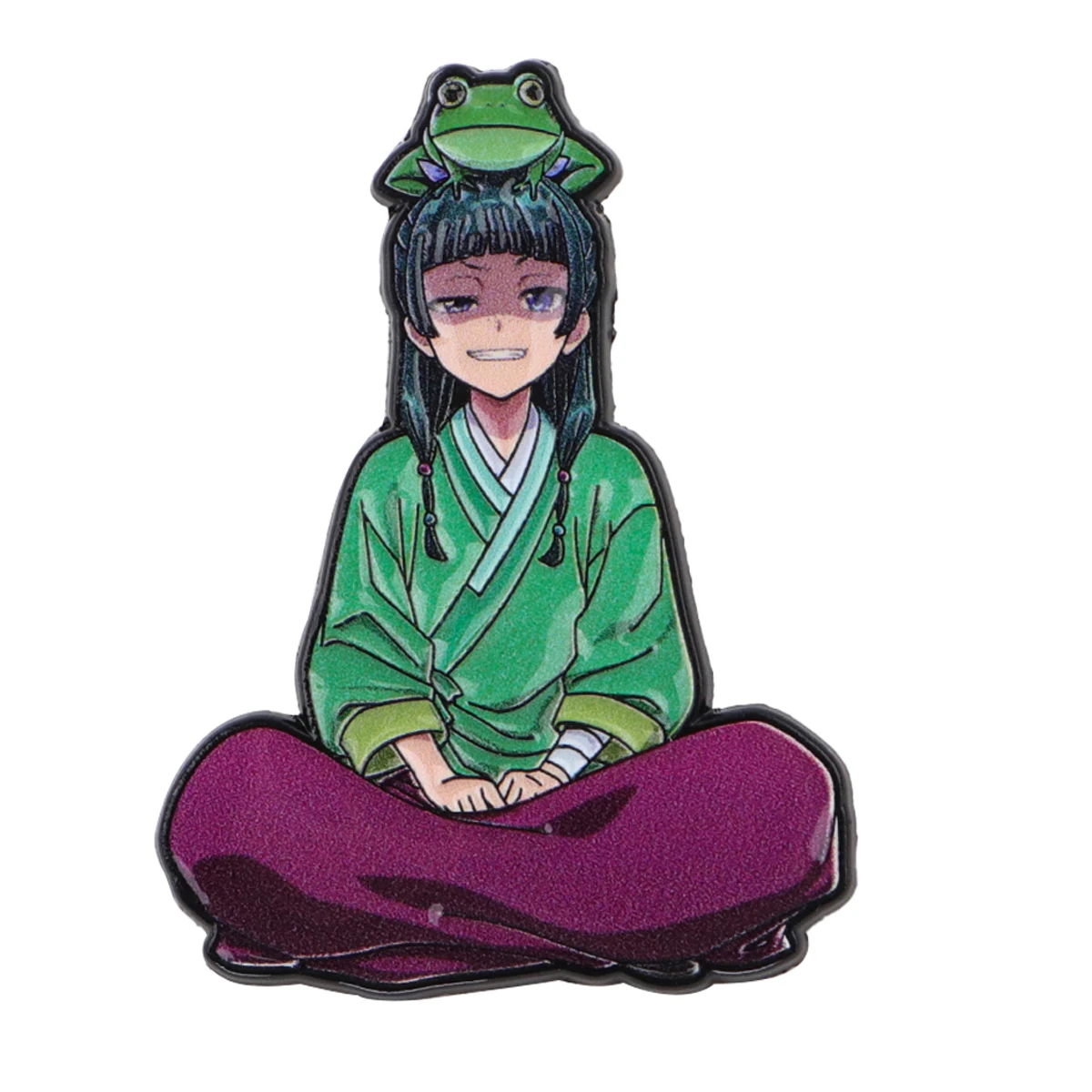 Maomao Emaille-Pins: Niedliche Katzen-Anime-Broschen, Anstecknadeln für Rucksack-Fans, Schmuckgeschenke, Kleidungsdekoration