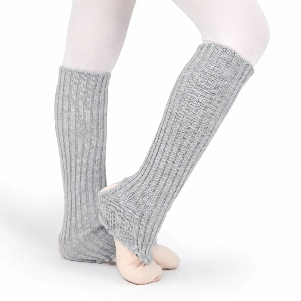 Girls Leg Warmers Ballet Leg Warmers Thickened Ankle Length Knitted Socks Boot Covers Stirrup Ankle Warmers Autumn and Winter