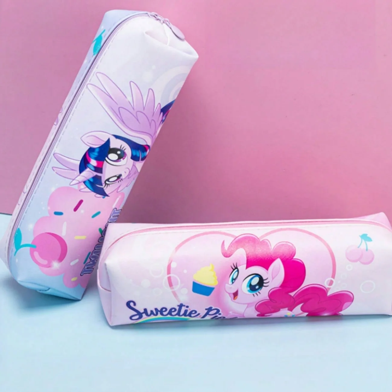 1 piece Little Pony Simple Pencil Case, Portable Pencil Case - Suitable for Office Supplies, School, Youth, Office, School, Back