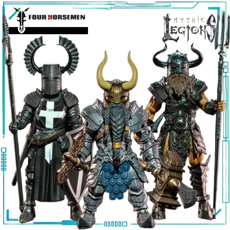 

Студия «Четыре всадника», серия «Настоящие мифические легионы», воины варвара, солдаты темной церкви, подвижная модель карновых солдат