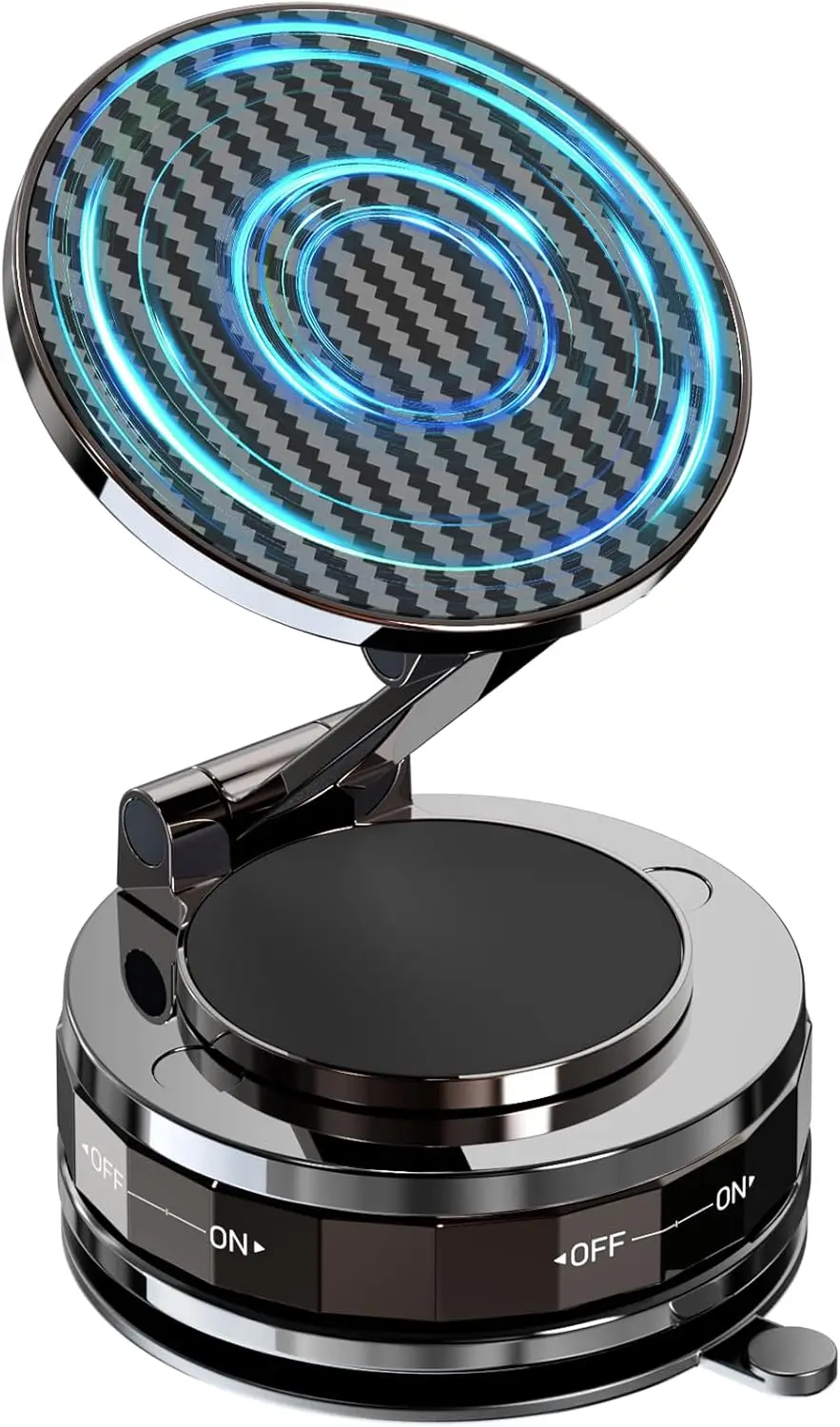 

Car Phone Holder with MagSafe, Vacuum Suction Cup, 360° Rotation, Compatible with All Models