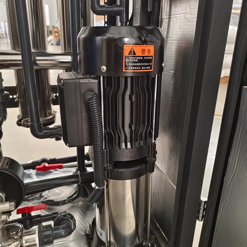Commercial Reverse Osmosis Purifier 500LPH SS304 Skid Mounted Pump Eco-Friendly Hotel Hospital Restaurant Clean Water Supply
