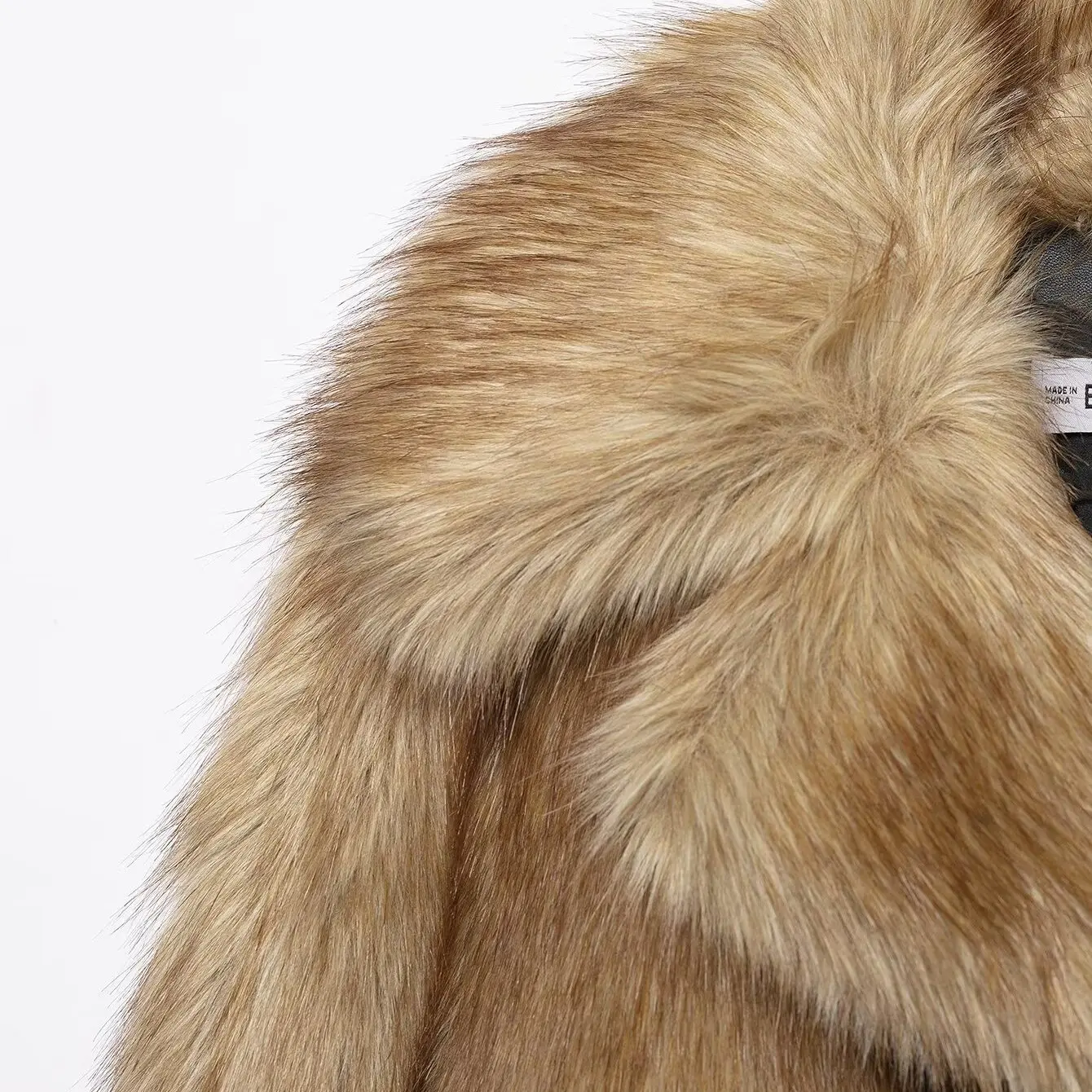 Faionable ort Artificial Fur Effect Outerwear JNLEAOG Women's Autumn New Sle Loose Fit Polyester Long Sve Coat