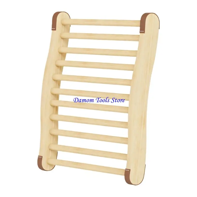 57BE Wooden Backrest For Infrared Sauna Rooms Including Grip Silicone Ends