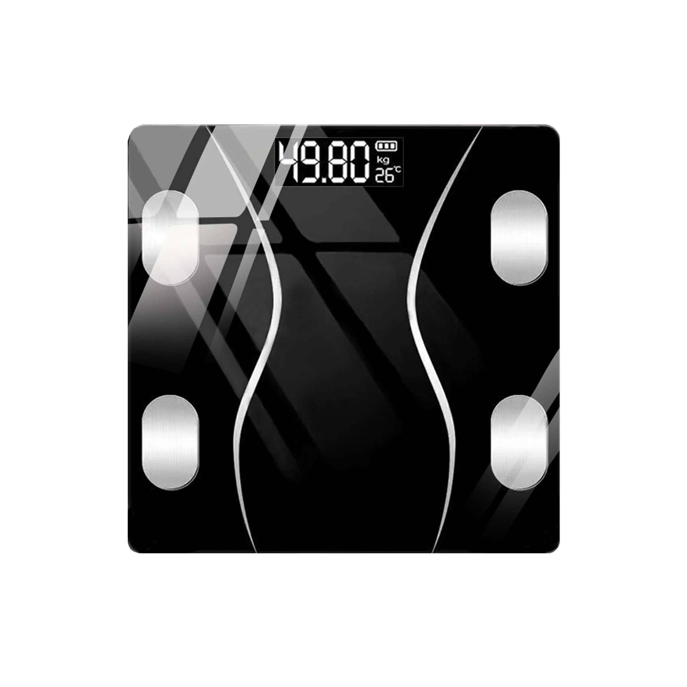 Lager-Analyse-Waage، Personwaage mit 72 messdaten، Smart Body Scal mit Bluetooth، Digitale Waagen mit LCD-Display