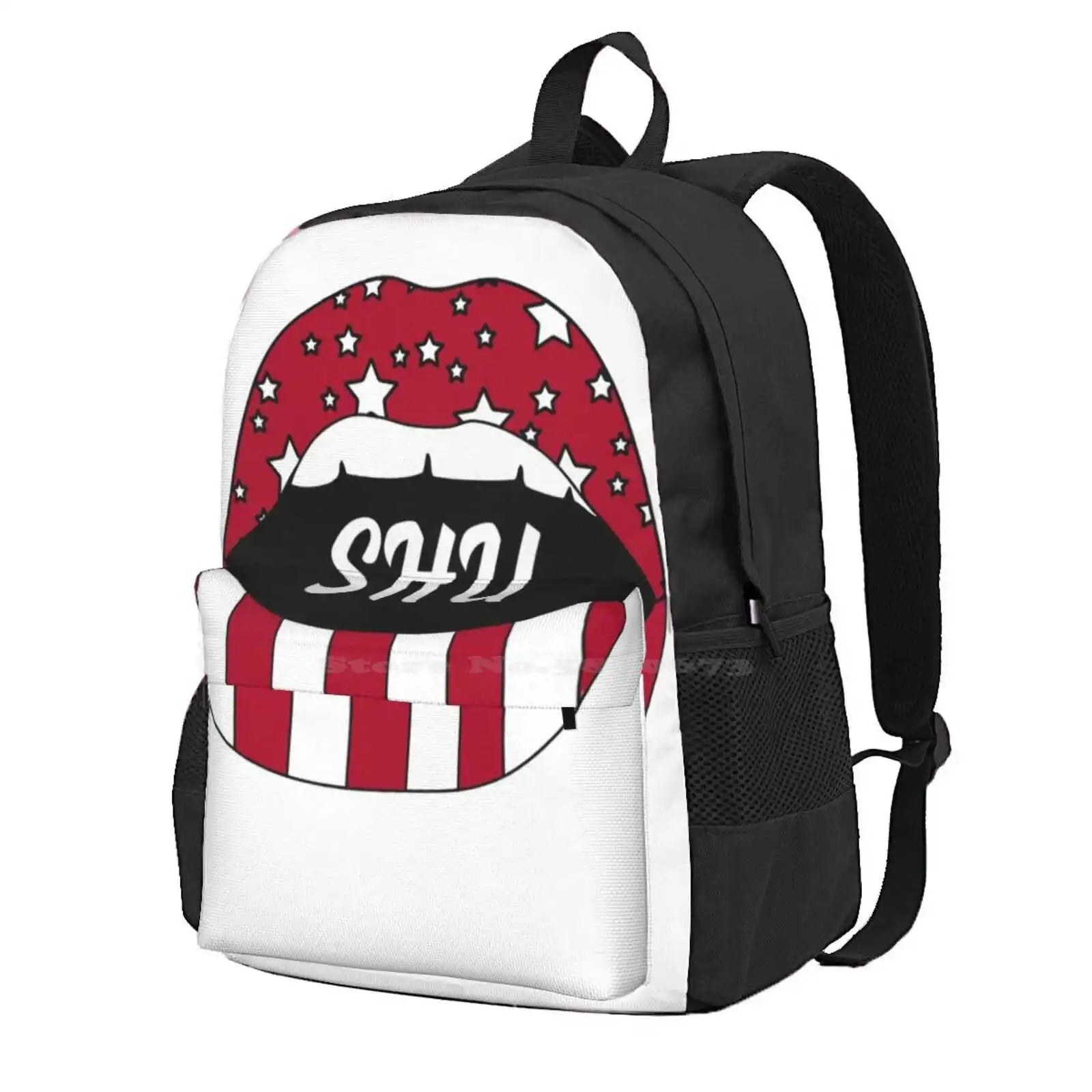 Shu Lips! Hot Sale Schoolbag Backpack Fashion Bags Sacred Heart University Shu College Lips Pioneers Drinking Party Edgy