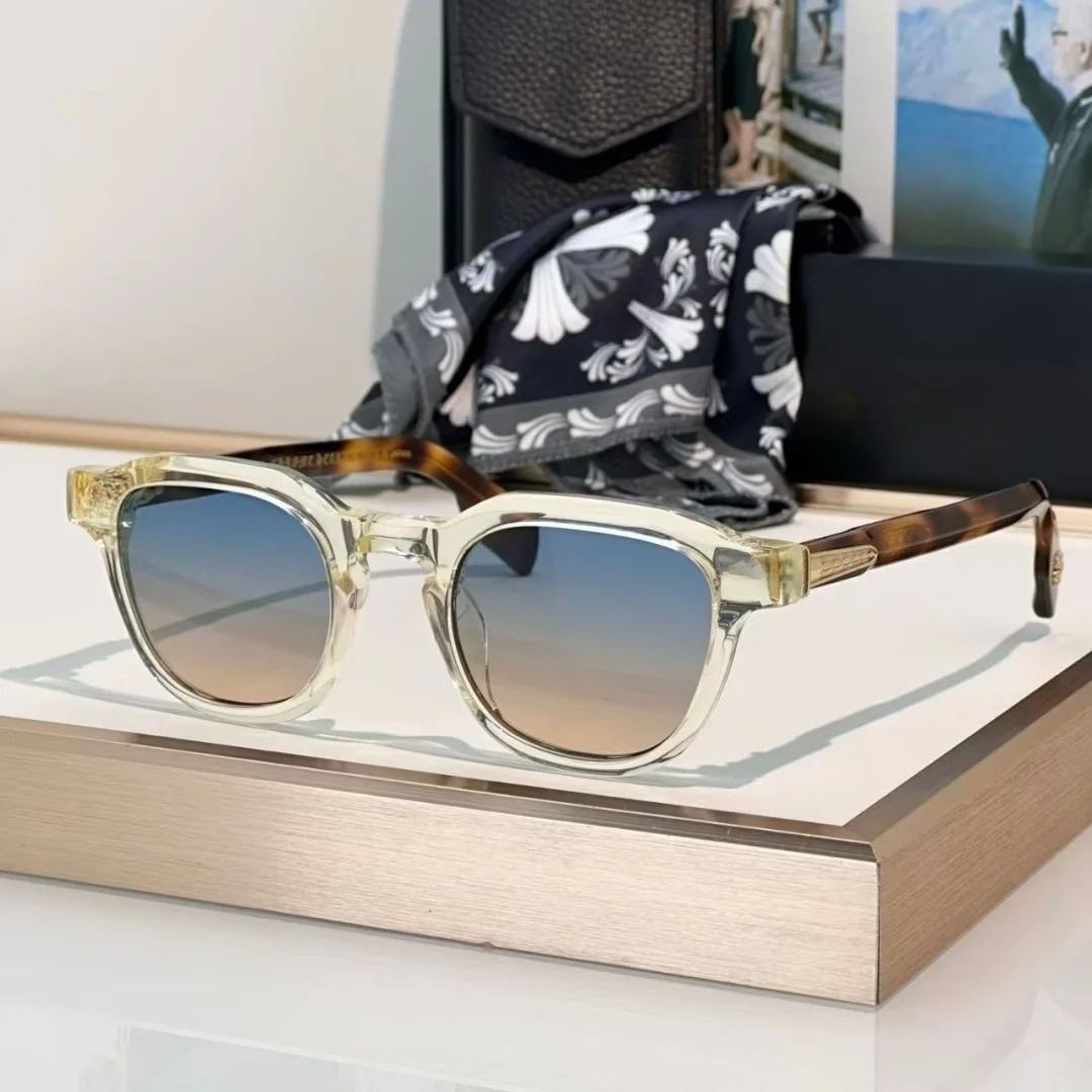 

Солнцезащитные очки CHIRP 2026: Новинка, винтажные квадратные, с ацетатной оправой, цветными линзами, защитой UV400, оптические, унисекс, с футляром