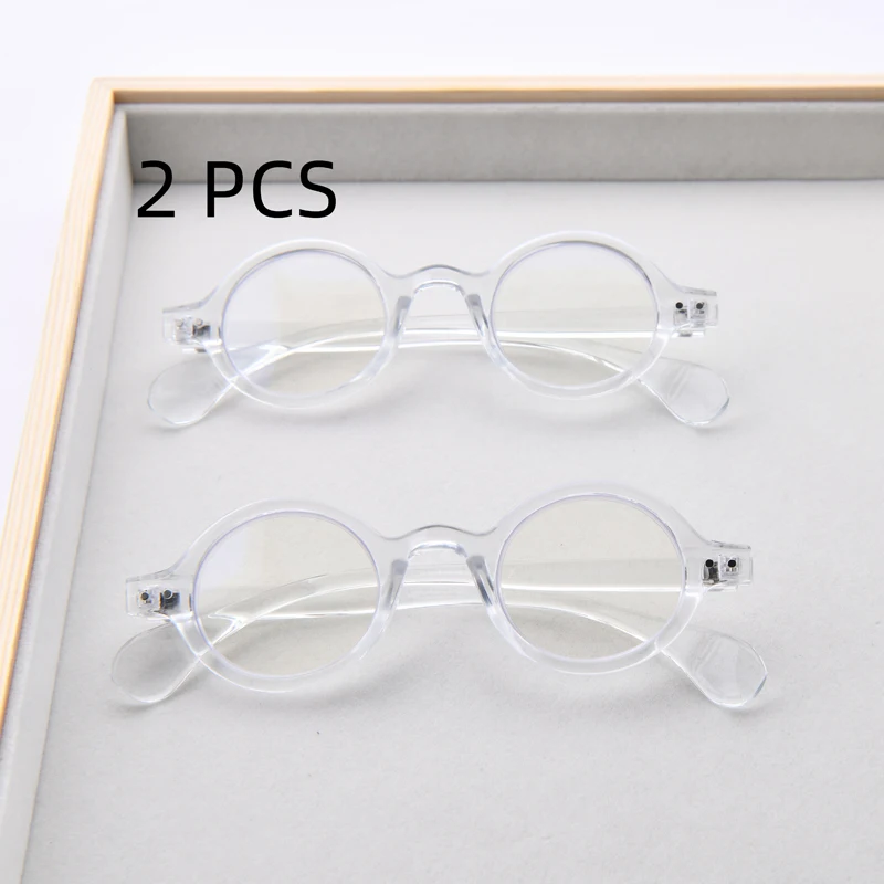 2PCS Anzug Mode Oval Lesebrille Bunte Anti Blau Licht Presbyopie Brille Für Frauen Männer 1,0 Bis + 4,0 – Detail 6