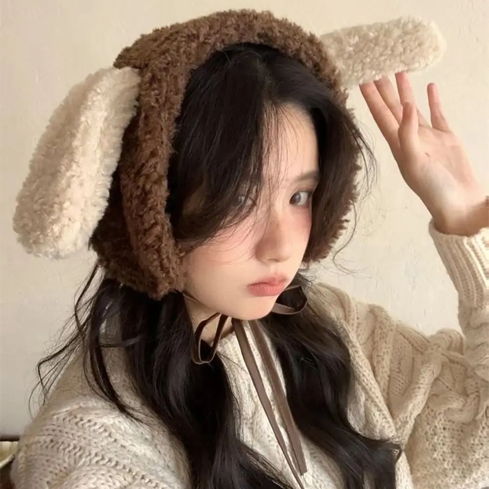 Portable Lambswool Earmuffs Cold Protection Winter Warm Fluffy Earplugs Soft Ear Cover