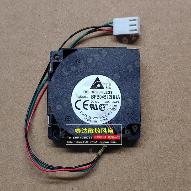 

d+New Cooler Fan for DELTA BFB04512HHA 4510 12V 0.26A Turboblower 3D Printer Fan 45 *45 * 10MM
