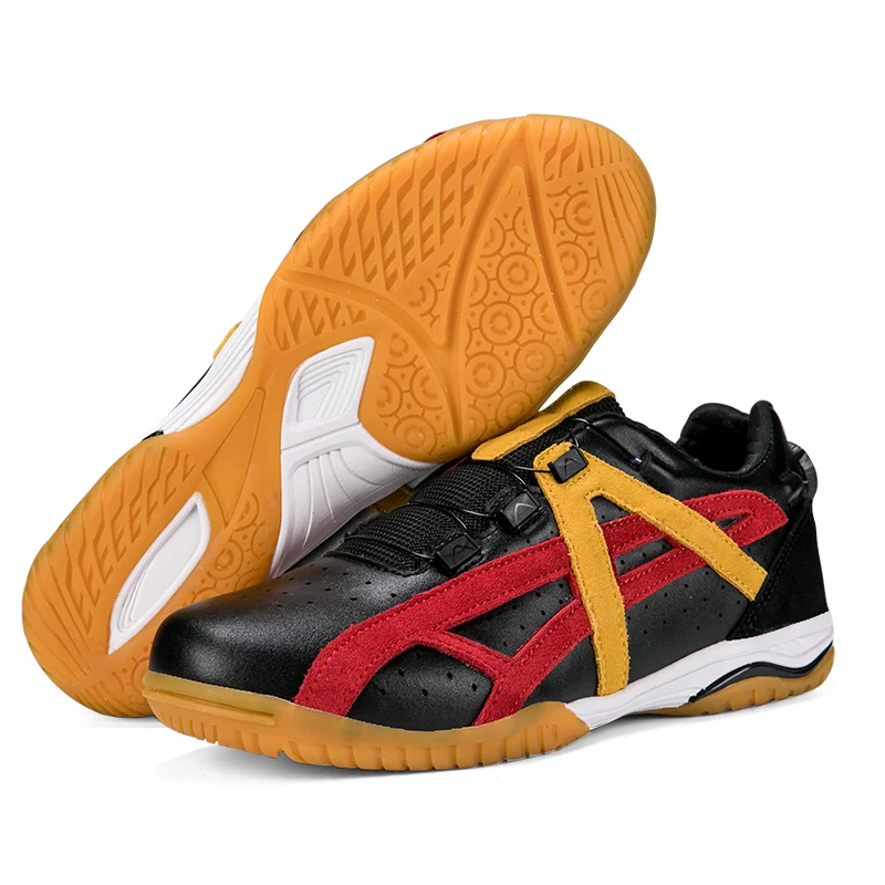 Zapatillas de entrenamiento de tenis de mesa profesionales para hombres y mujeres, antideslizantes, voleibol, bádminton, cómodas, juveniles