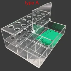 1Pc laboratorium dentystyczne akrylowy Organizer uchwyt dentystyczny do strzykawki żywica klej aplikator Dispen dentysta narzędzia