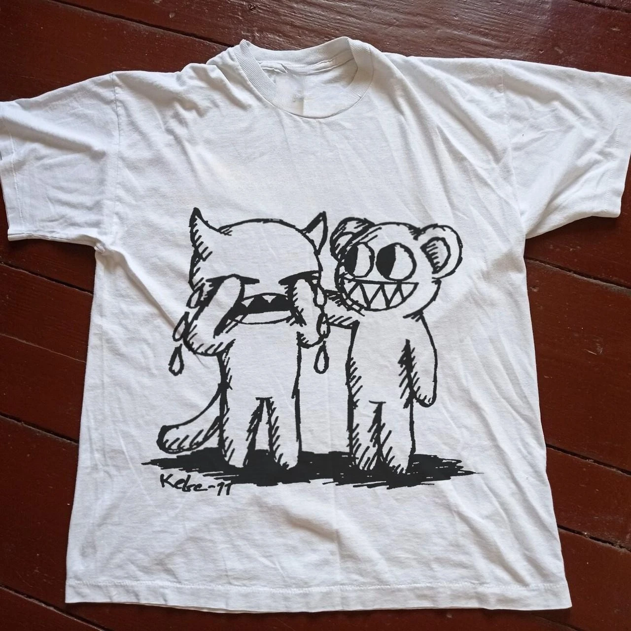 

2025 Summer New Men's Hot Sale Vintage Radiohead T-Shirt The Bend Album Band Copy Pattern Men's Print Rock Hip Hop T-Shirt