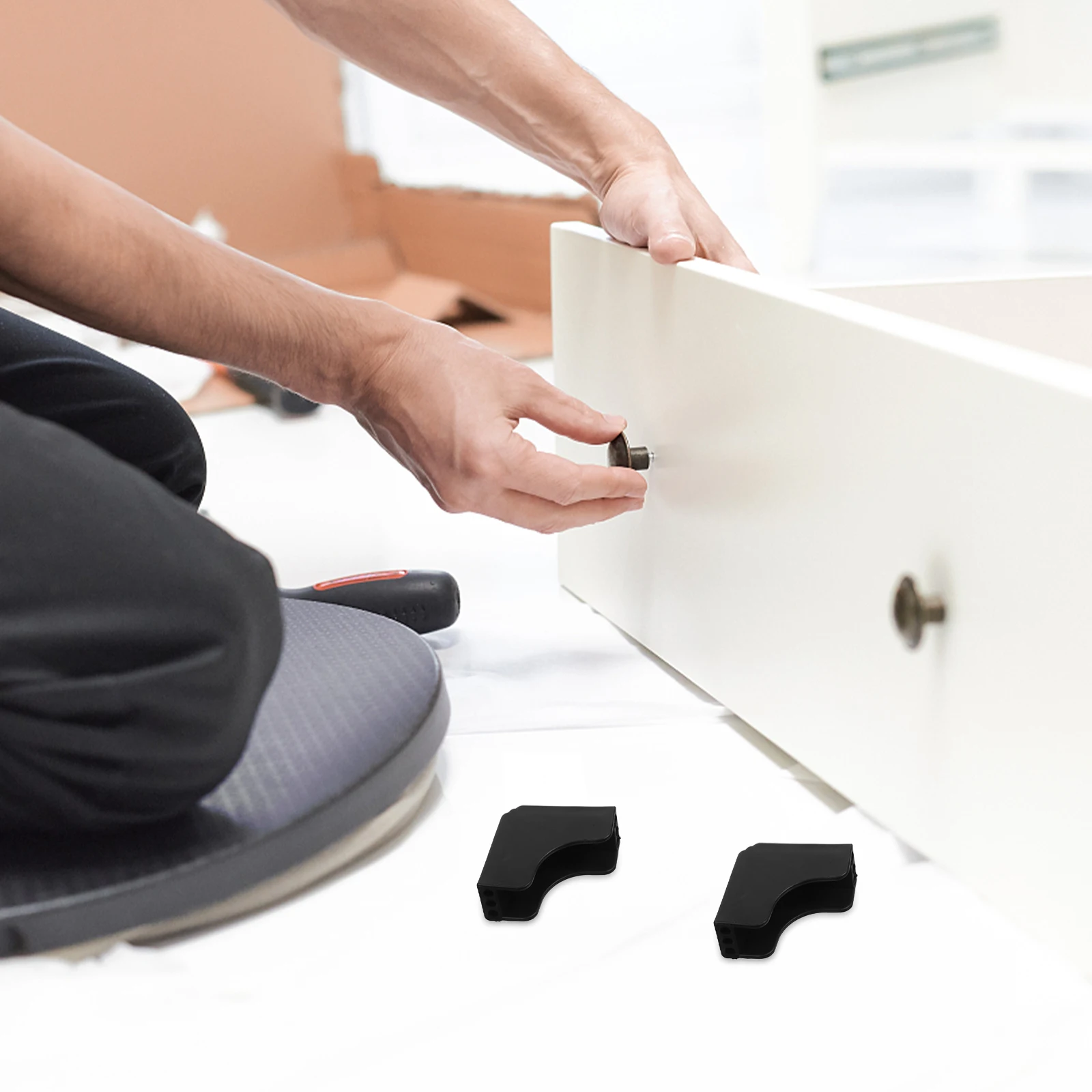 

Childproof Corner Protectors Anti-collision Corners Board Table Black Pe Edge for Furniture Baby