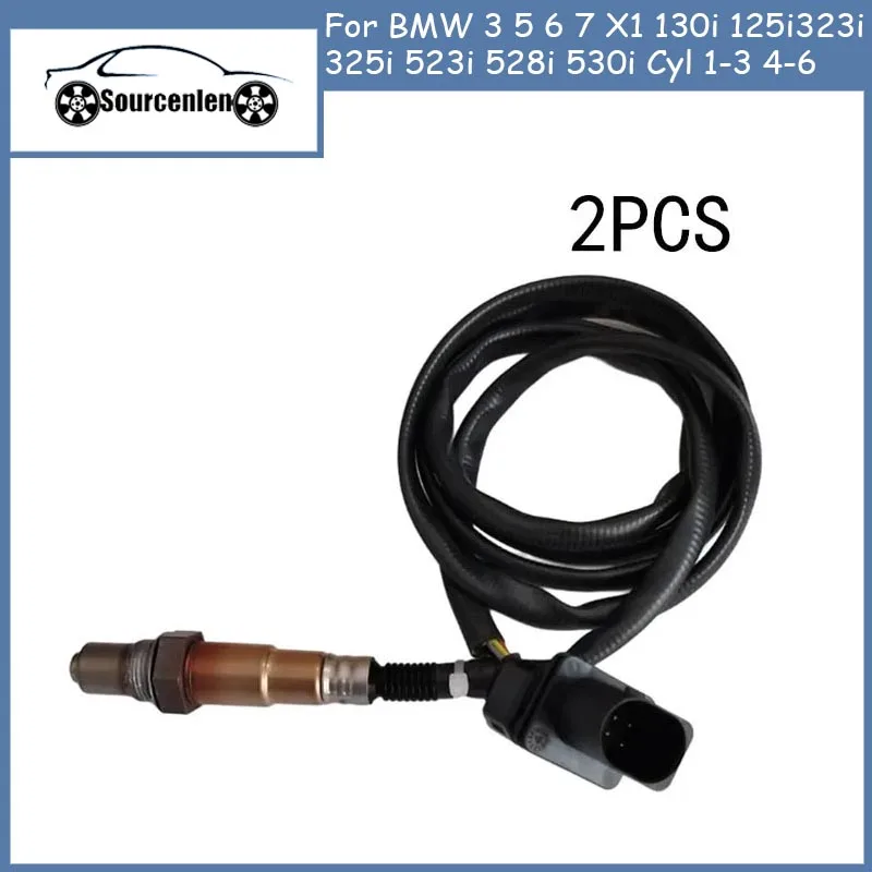 

2PCS Oxygen O2 Sensor 11787558073 11787558055 Upstream Lambda for BMW 3 5 6 7 X1 130i 125i 323i 325i 523i 528i 530i Cyl 1-3 4-6