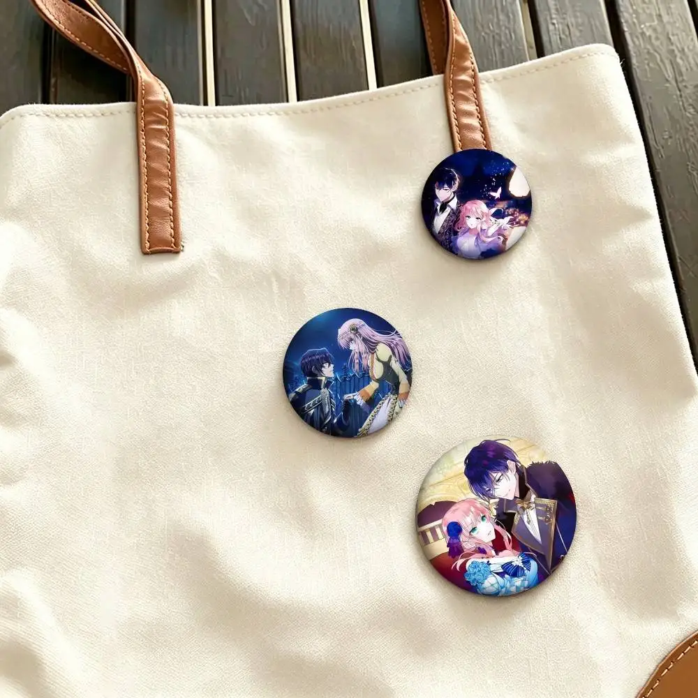 R-Romantic Fantasy 7th Time Loop Anime  25 32 44 58 75mm Badges Personalized Round Brooches Pins Accessory Gift