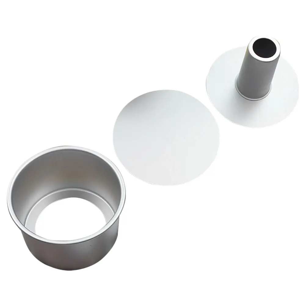 

8 Inch Cake Mold Pan Aluminium Alloy Removable Bottom Round Baking Pans Nonstick Metal Kitchen Bartending Tools