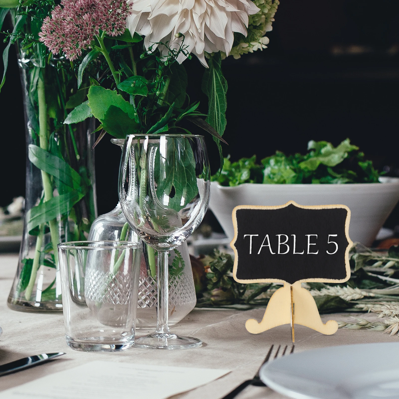 

20pcs Message Board Small Blackboard Decoration For Wedding Party Kitchen Garden Bedroom Use Reusable Memo Chalkboard Ornament