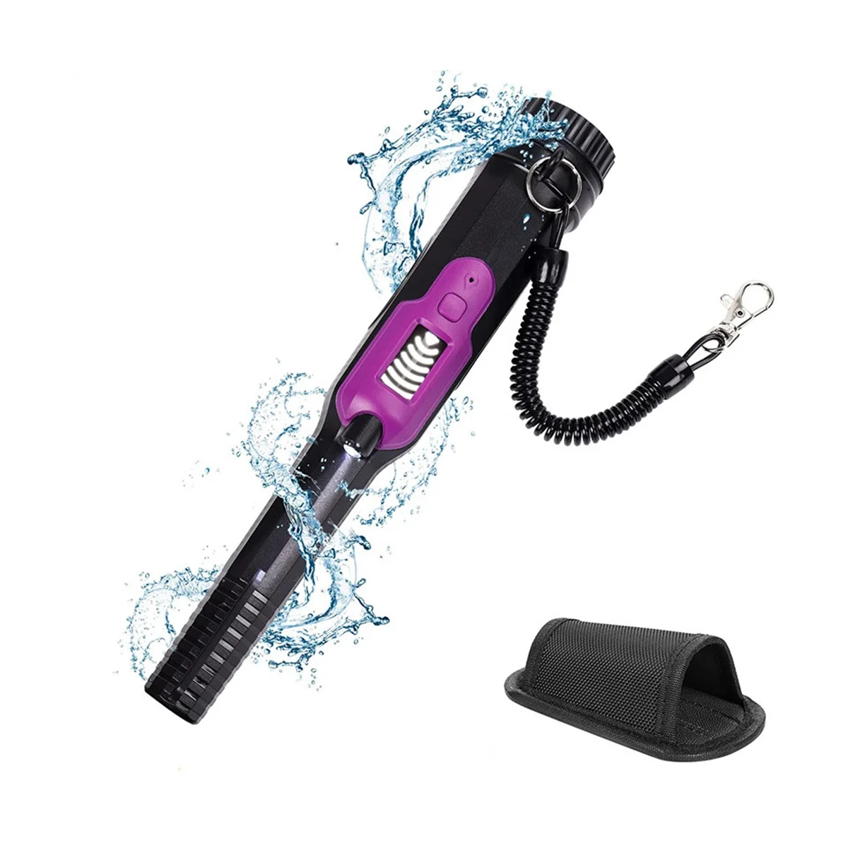 LED Display Metal Detector Pinpointer Handheld Pin Pointer IP68 Full-Waterproof Treasure Hunting Tool Adults-A
