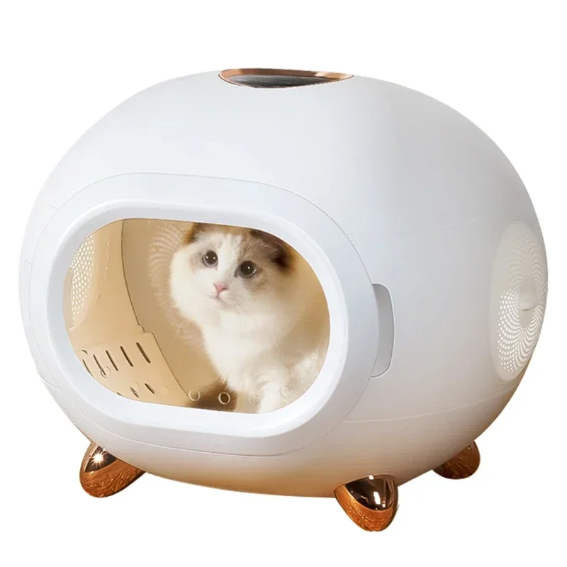 Pet Drying Box for Cats Puppy Automatic Dog Hair Dryer Box Dog Grooming 360 Degree Dog Blower Adjustable Temperature Pet Dryer