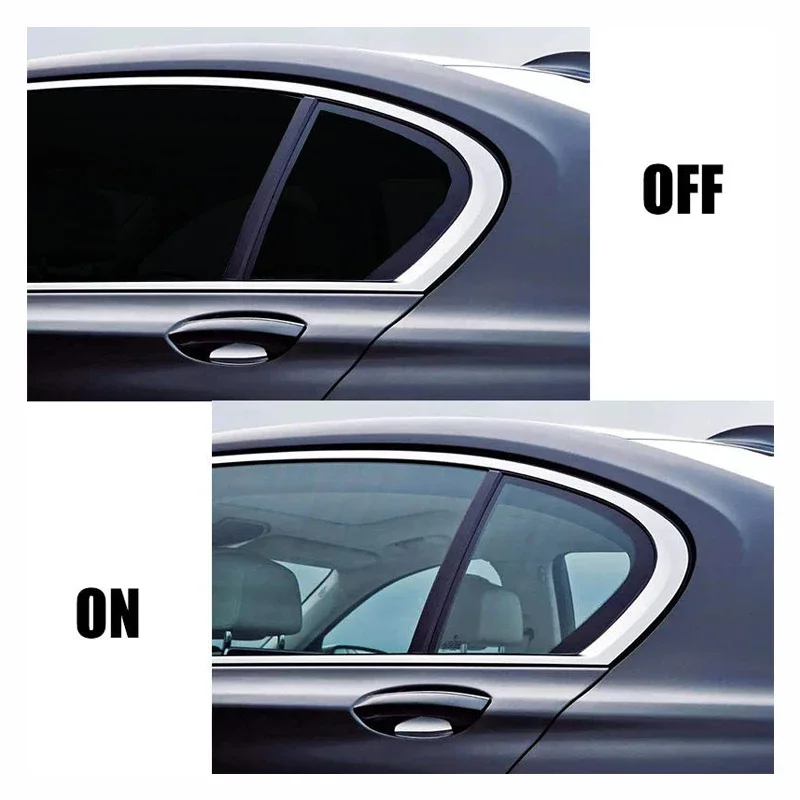 Smart Pdlc Film Cars 12v Size Self Adhesive Switchable Electricpdlc Car Pdlc Smart Film Black