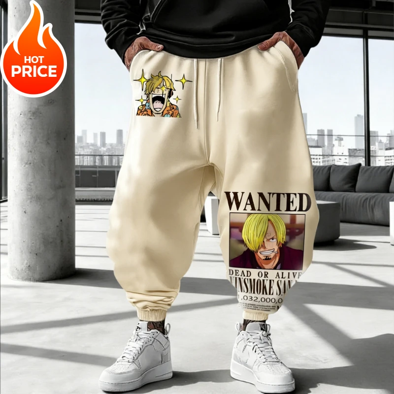 

One Piece Sanji 2026 Harajuku Men Vintage Spring Sports Pants Streetwear Oversized Women Casual Leggings Sweatpants Unisex Bot