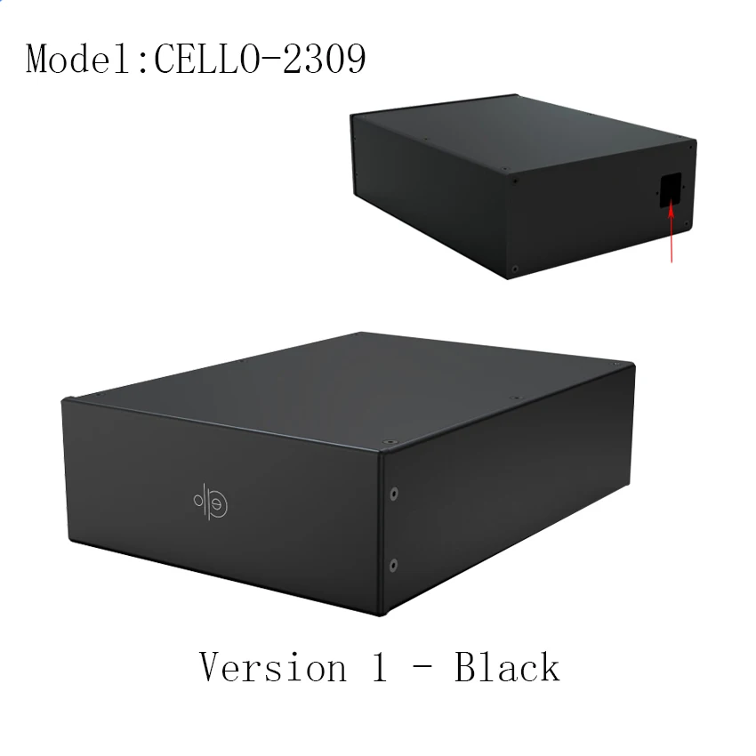 Weiliang Audio CELLO 2309 All-Silver Aluminum Preamp Chassis Power Amplifier Chassis Aluminum Alloy Housing view 2