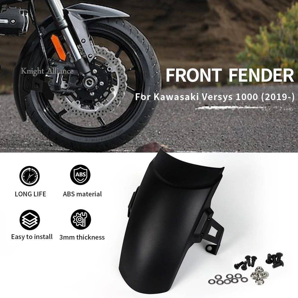 

Mudguard Extension Splash Extender For Kawasaki Versys 1000 (2019-) Front Fender Motorcycle Accessories Mud Guard Cover