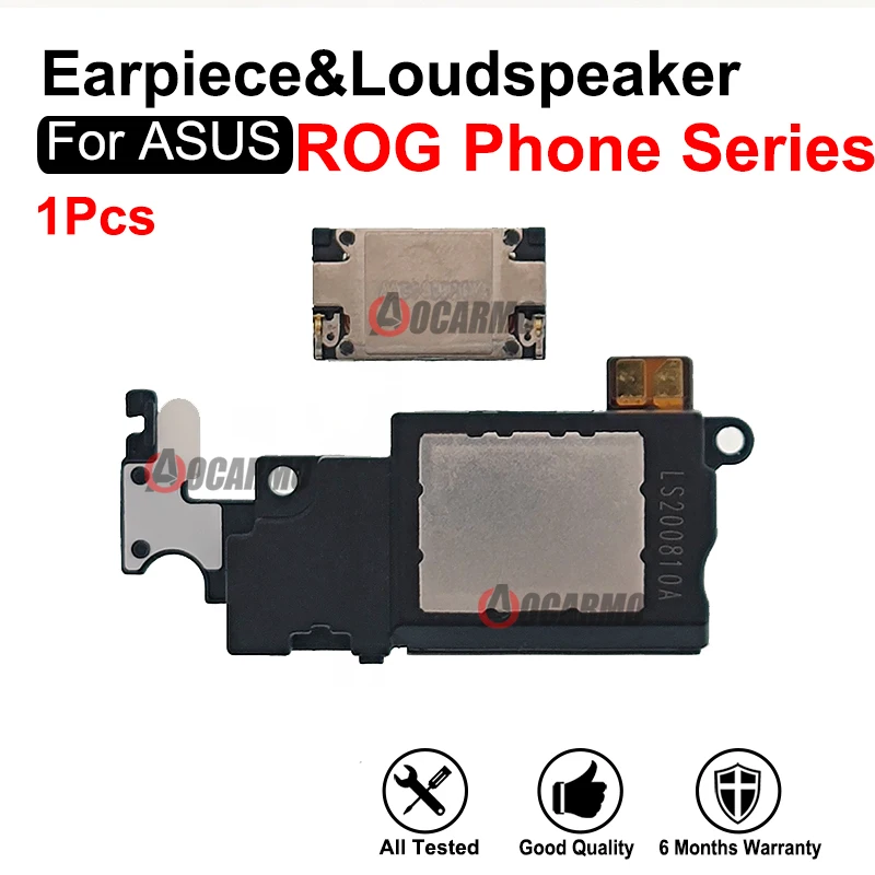 Loudspeaker Earpiece Sperker For ASUS ROG Phone 1 2 3 5 5S Rog3 ROG5 Replacement Repair Parts ZS600KL ZS660KL ZS661KS ZS673KS