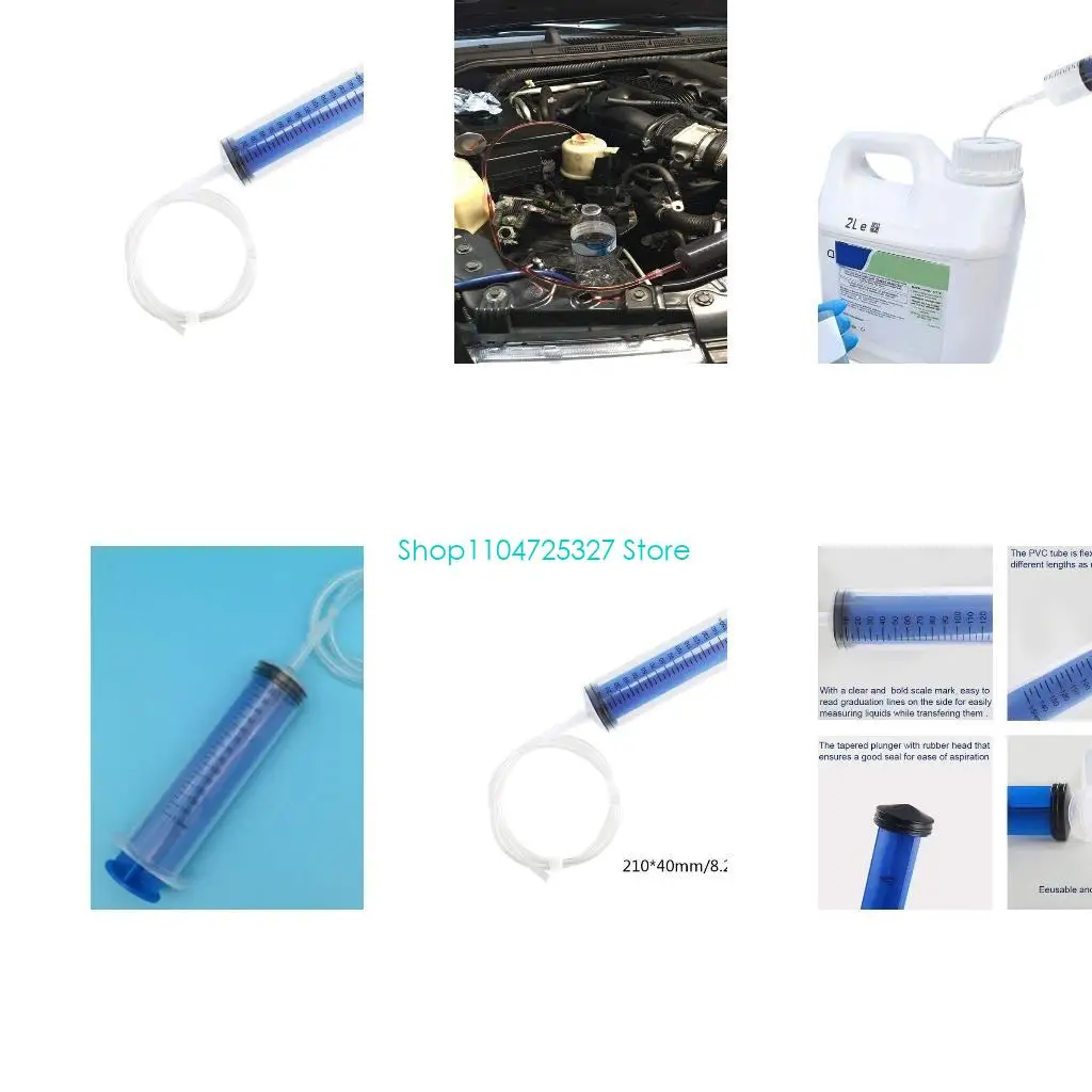 D8KF Reusable Plastic Bubble Oil for Extracting Oil Agricultural E Fluid Brake Fluid with Hose 80 for