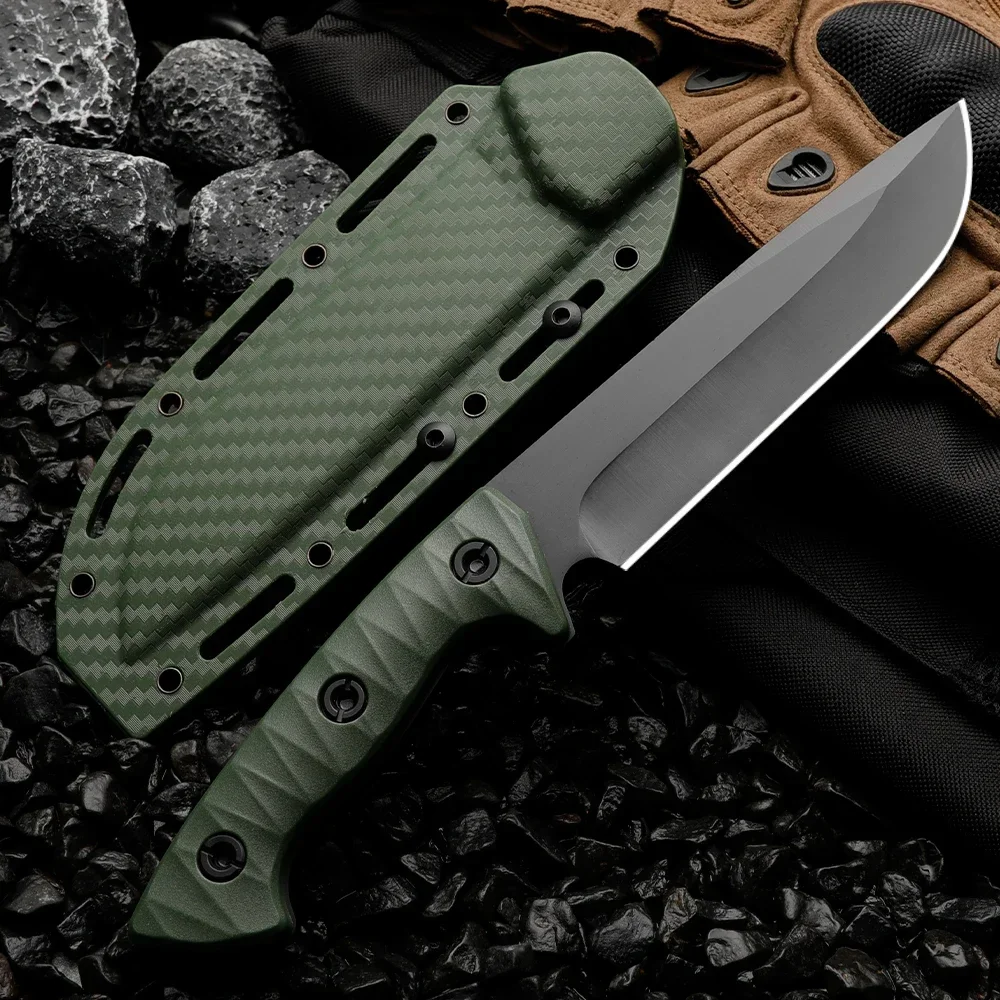 HUANGFU High quality steel outdoor knife, used for hunting, hiking, and adventure wilderness survival, the best gift for men