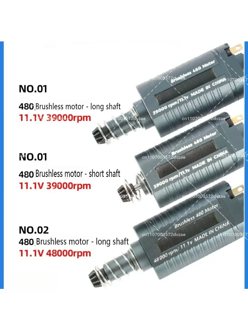BL480 100mm 33K DC Brushless Motor High speed and high torque Brushless Motor can be electronically controlled at 11V 39000rpm
