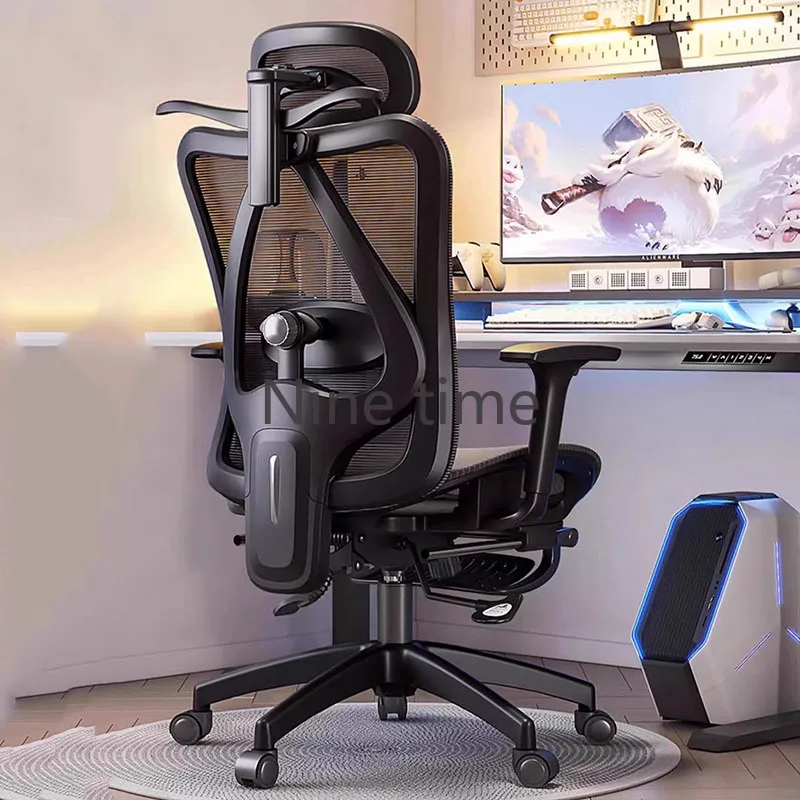 

Work Chair Posture Correction Armchairs Single Person Portable Bedroom Game Computer Armchair Office Leg Rest Gaming Furniture