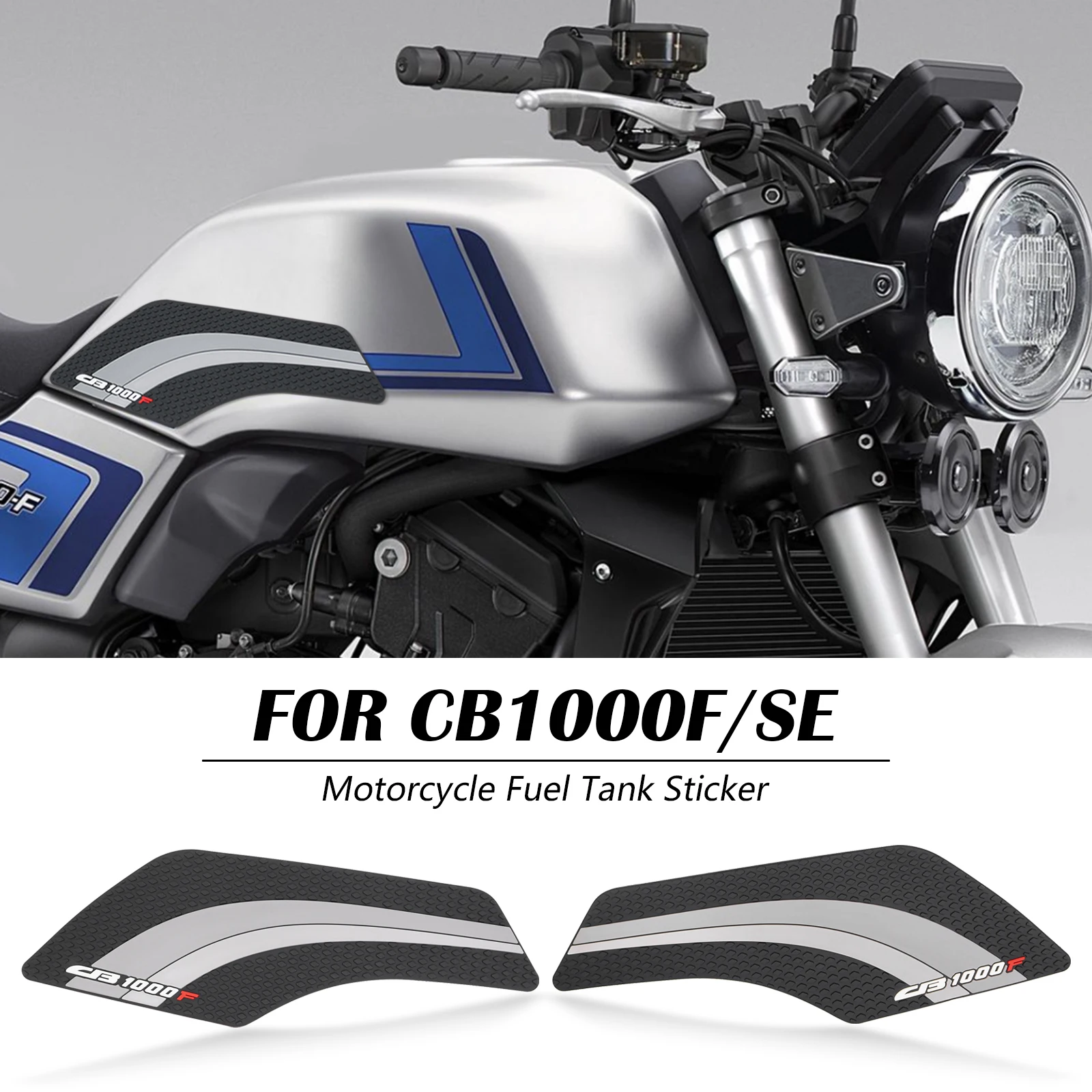 For Honda CB1000F SE 2025 CB1000F 2026 Motorcycle Tank Pad Protector Sticker Decal Gas Knee Grip Tank Traction Pad Side