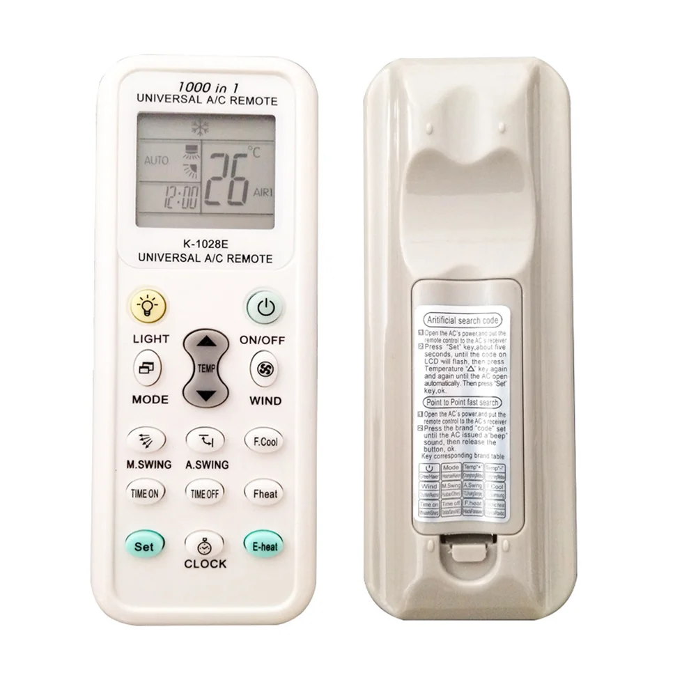 

1Pcs Universal Air Conditioning Remote Controller Simple Design Complete Functions Fits Most Brands Ac Remote