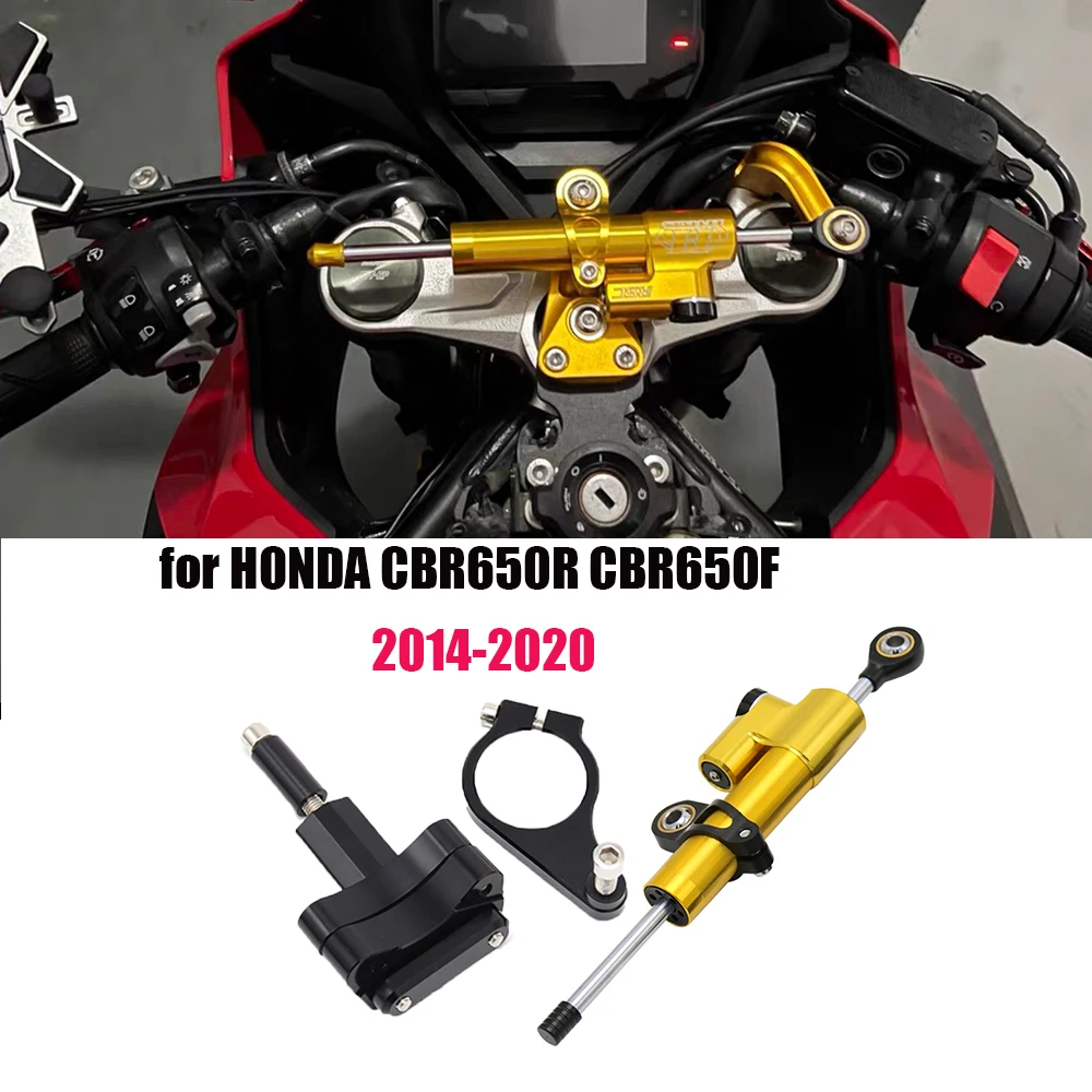 

Motorcycle aluminum Steering Stabilize Damper Bracket Mount for HONDA CBR650R CBR650F CB650R 2014-2020