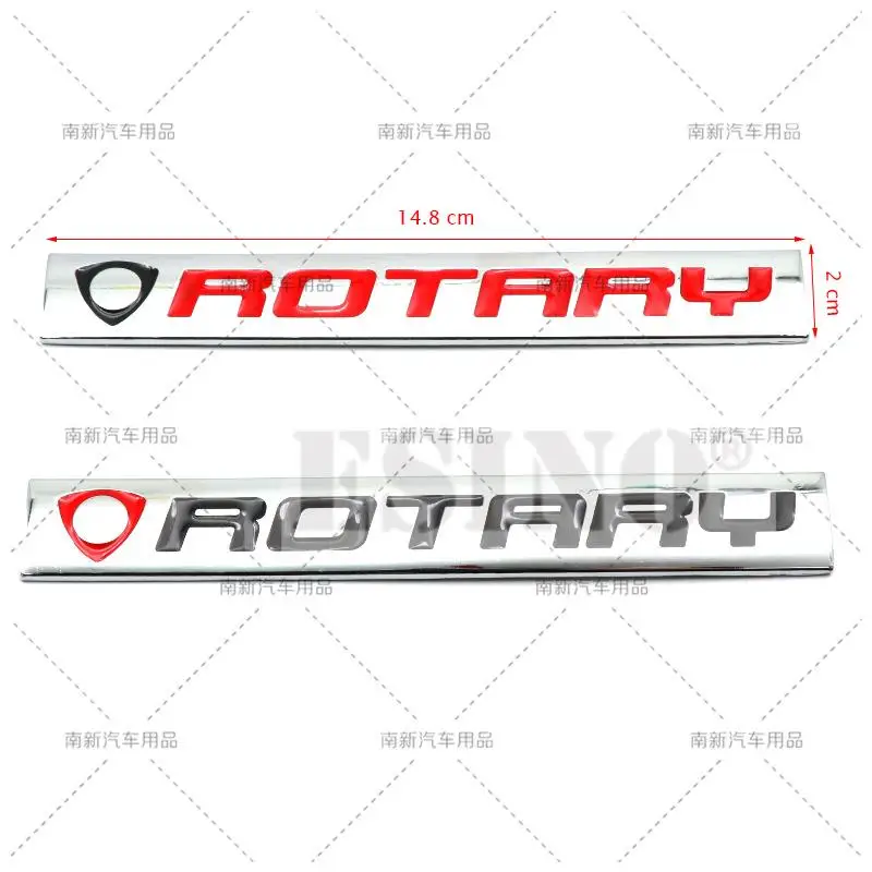 سيارة التصميم 3D الروتاري محرك سبيكة معدنية لاصق شعار الجذع الخلفية شارة درابزين ملصقا الجسم صائق لمازدا RX-7 RX-8 MX-300