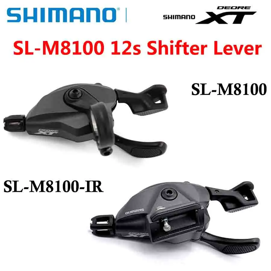 

Shimano XT M8100 Рычаг переключения передач 12S MTB велосипедный рычаг переключения передач 12 скоростей RAPIDFIRE Рычаг переключения передач для горного велосипеда 12 В