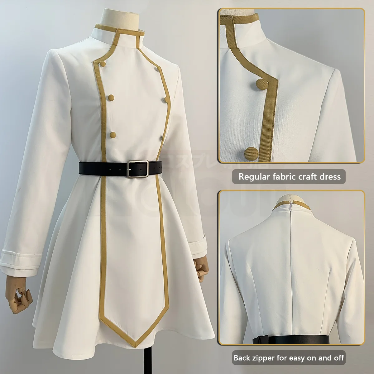 LOUN Anime Cosplay Costume pour salle de bain, manteau d'hiver, robe, perruque, queue de cheval 03/Wear, Frieren Beyond 150.'s End, Noël, Nouvel An