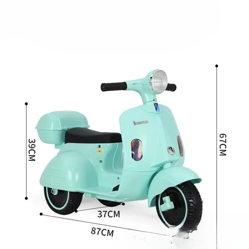 ‌ Motocykl elektryczny dla dzieci 6 V z pilotem Podwójna bateria Samochód do jazdy dla chłopców i dziewcząt w wieku 1-6 lat Konstrukcja zapobiegająca przewróceniu Super żywotność baterii ‌