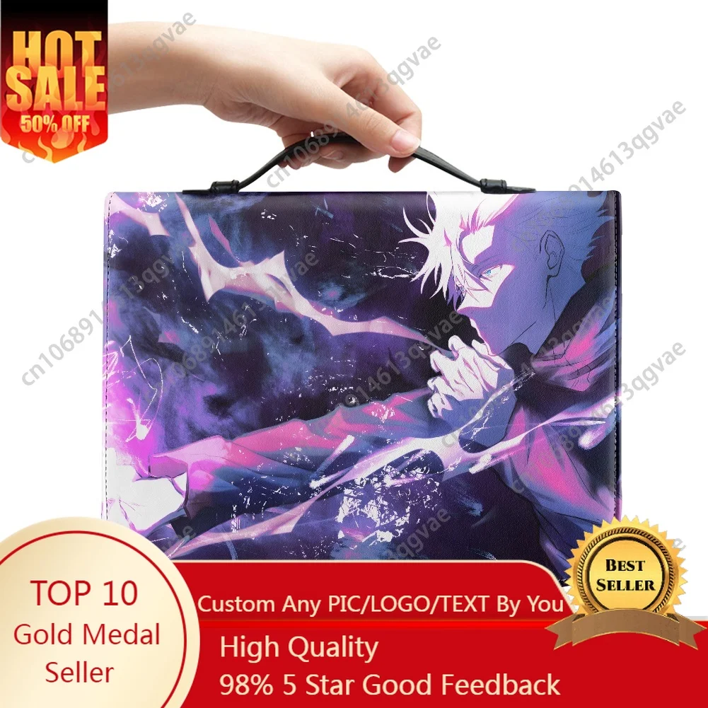 

Hot Gojo Satoru Jujutsu Kaisen Custom Bible Bags Christian Gifts Covers Bible Pack Waterproof Leather Bag Pockets Package Case