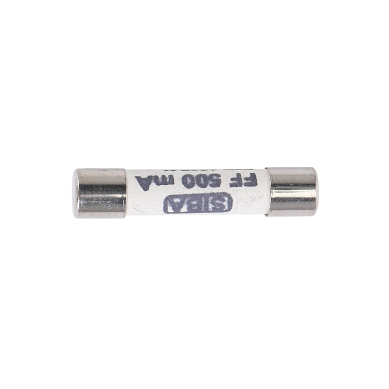 1000V 500mA 6.3 x 32mm White Ceramic Fuse for Multimeter