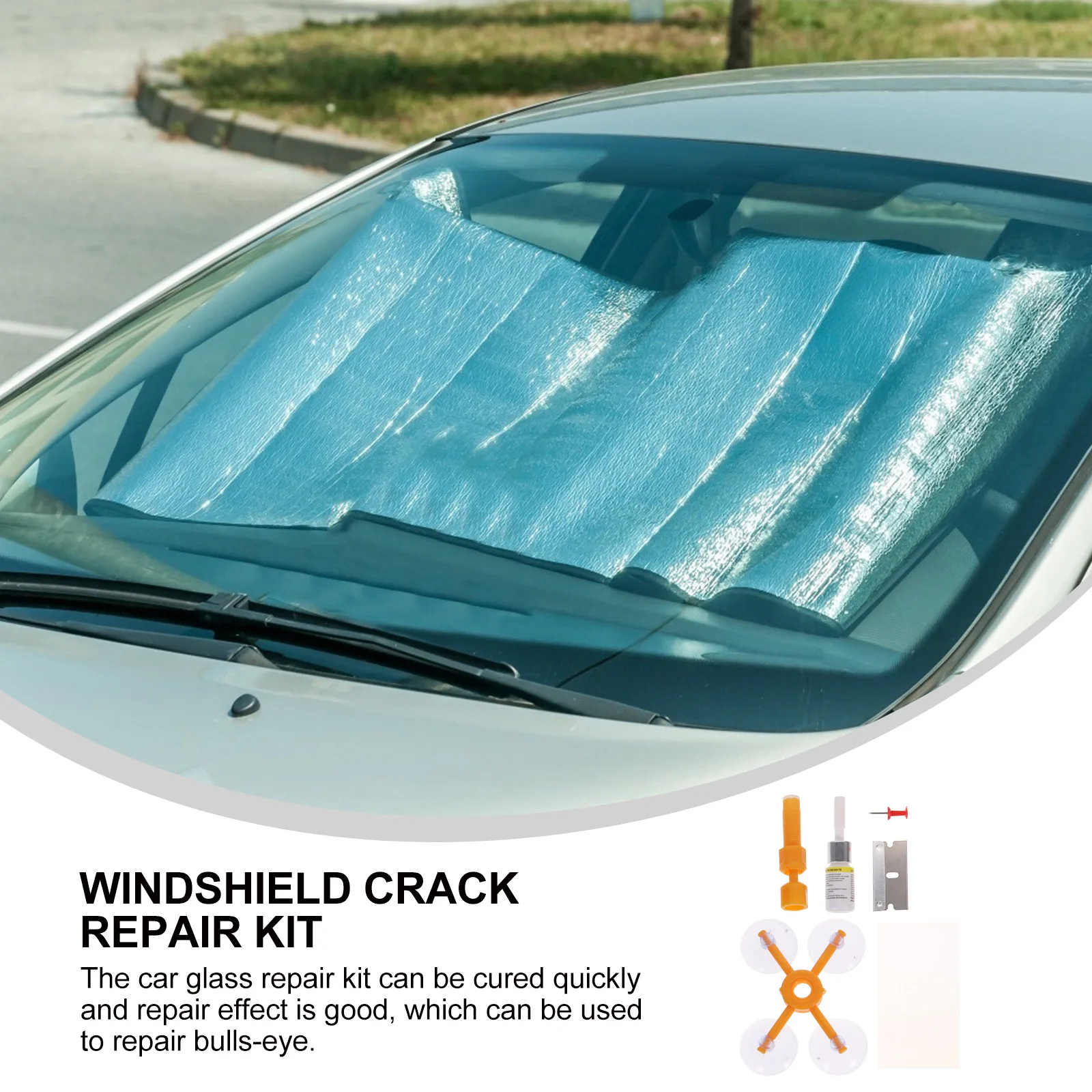 

1 set 1 Set Car Crack Chip Scratch Tool Auto Glass Body Mirror Glass Scratch Repair Kit For Windshield Chips Auto