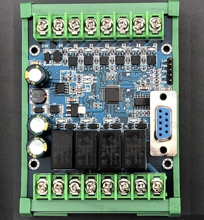 FX2N-6MR/10MR/14MR/20MR/24MR/30MR/32MR/10MT/14MT/20MT/32MT PLC Board With Base Relay Transistor Module DC12-30V Power Supply